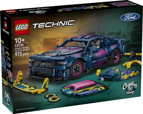 LEGO® Technic™ Le garage de la Ford Mustang GT personnalisée