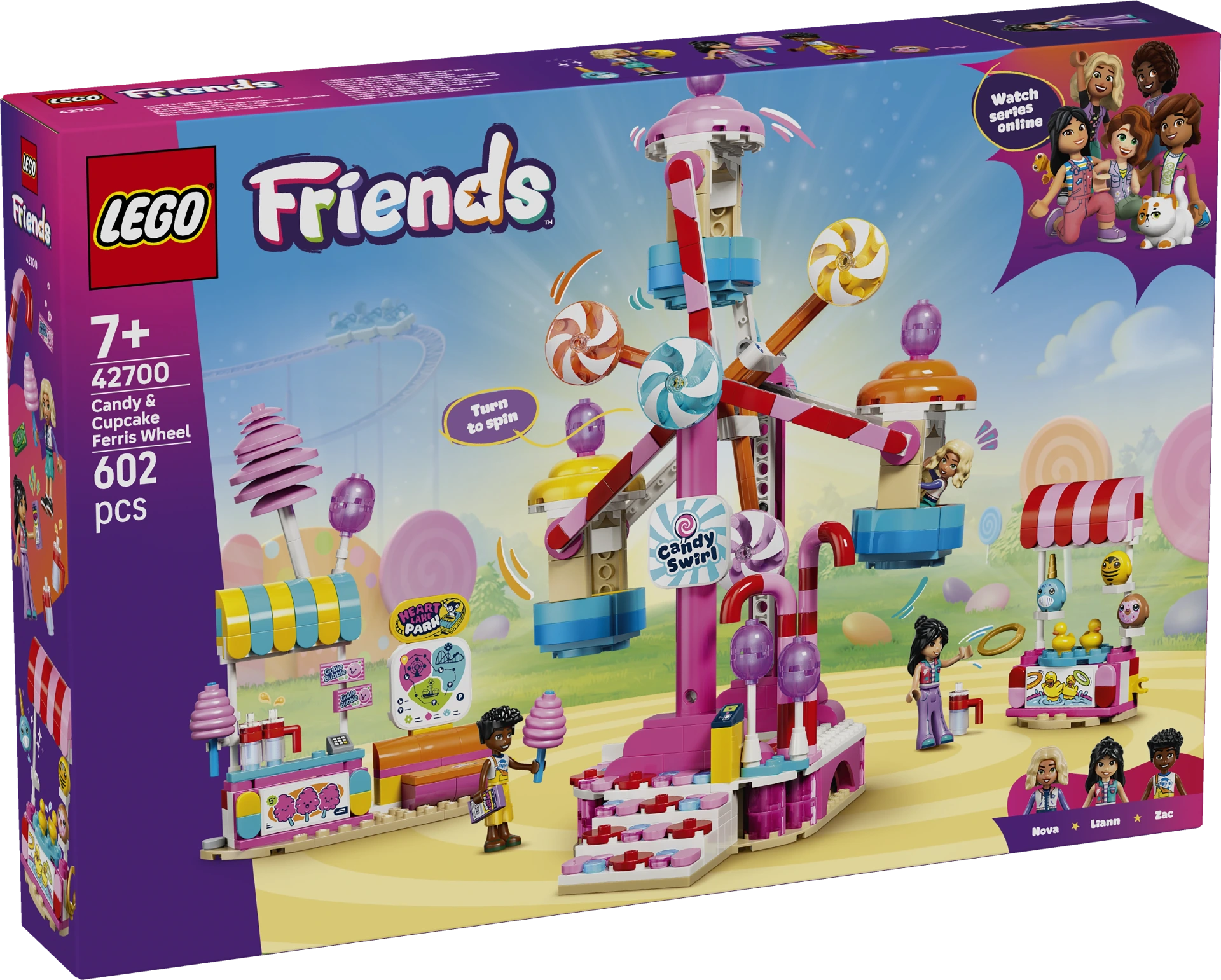 LEGO® Friends Reuzenrad van snoep en cupcakes
