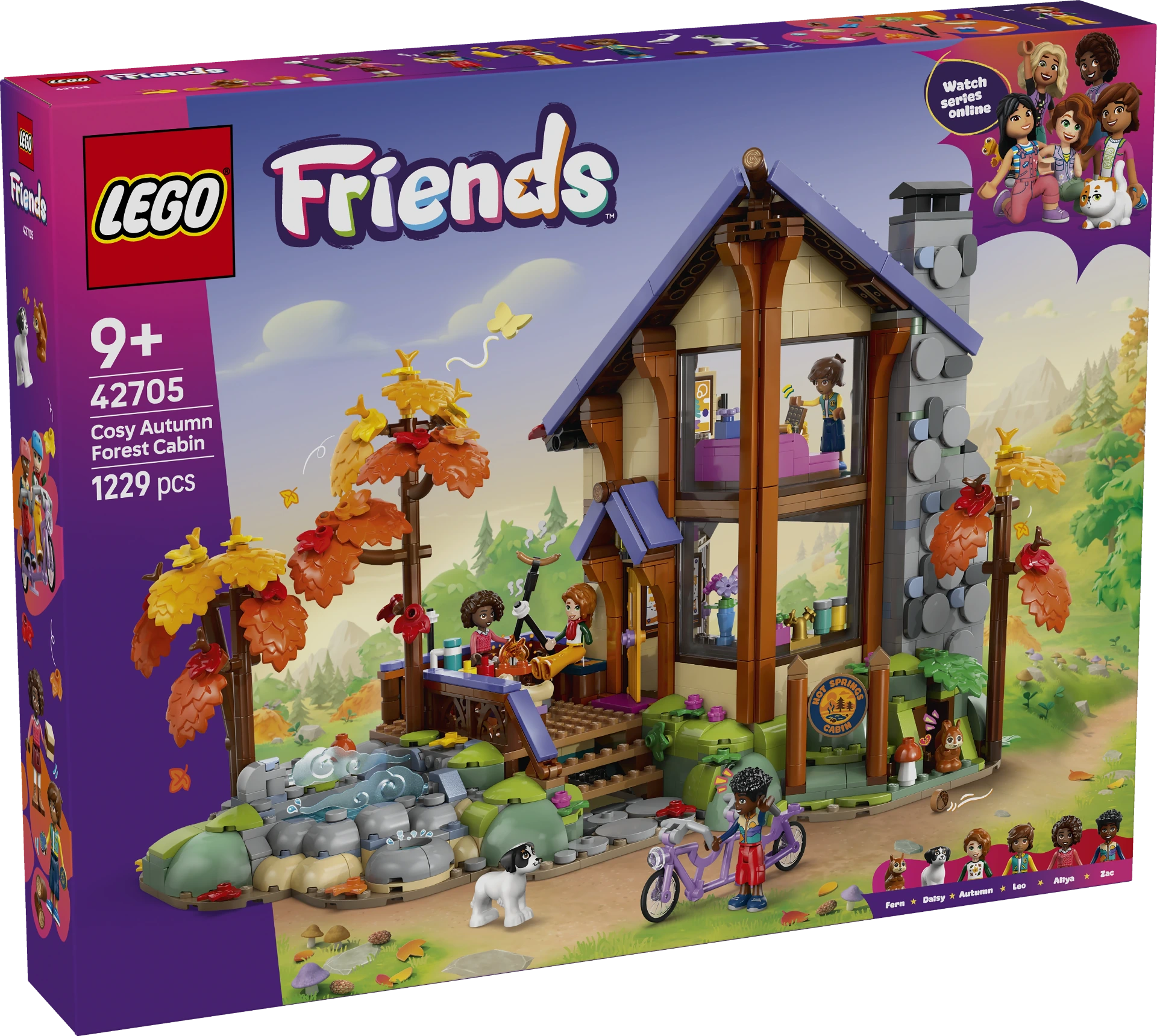 LEGO® Friends Gezellige boshut in de herfst