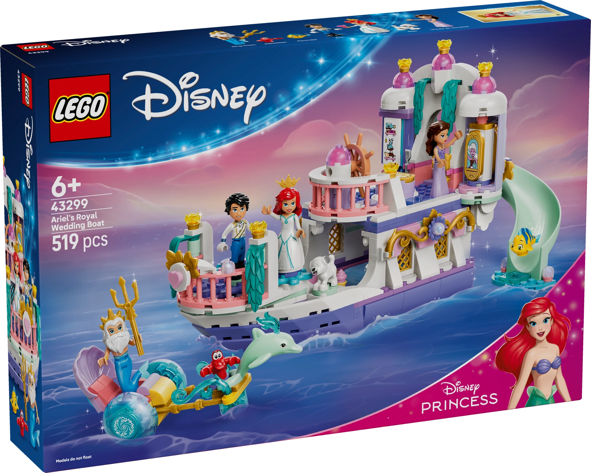LEGO® ǀ Disney Princess Ariel’s Royal Wedding Boat