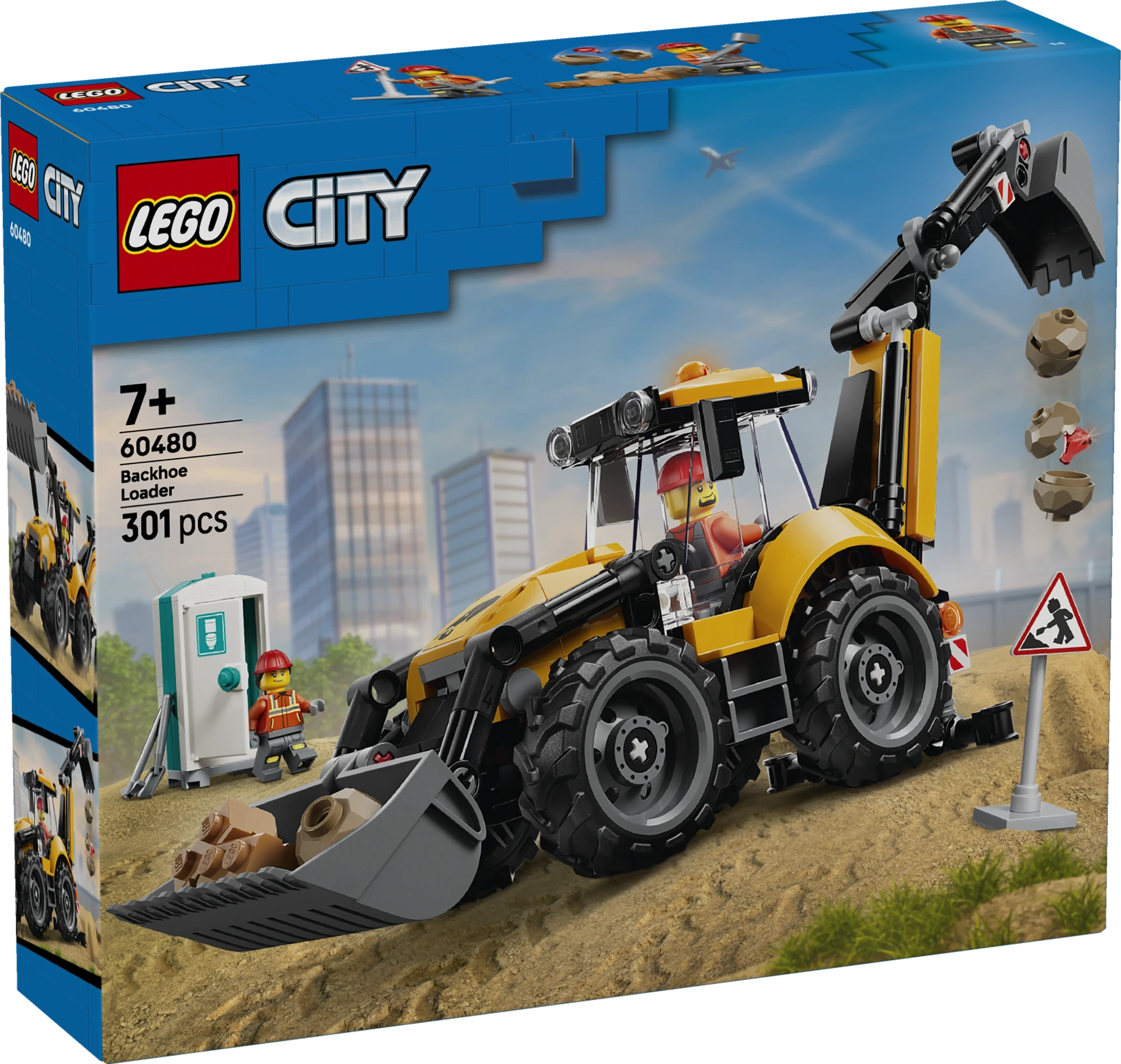 LEGO® City Yellow Backhoe Loader