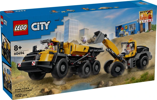 LEGO® City Muldenkipper und Frontlader