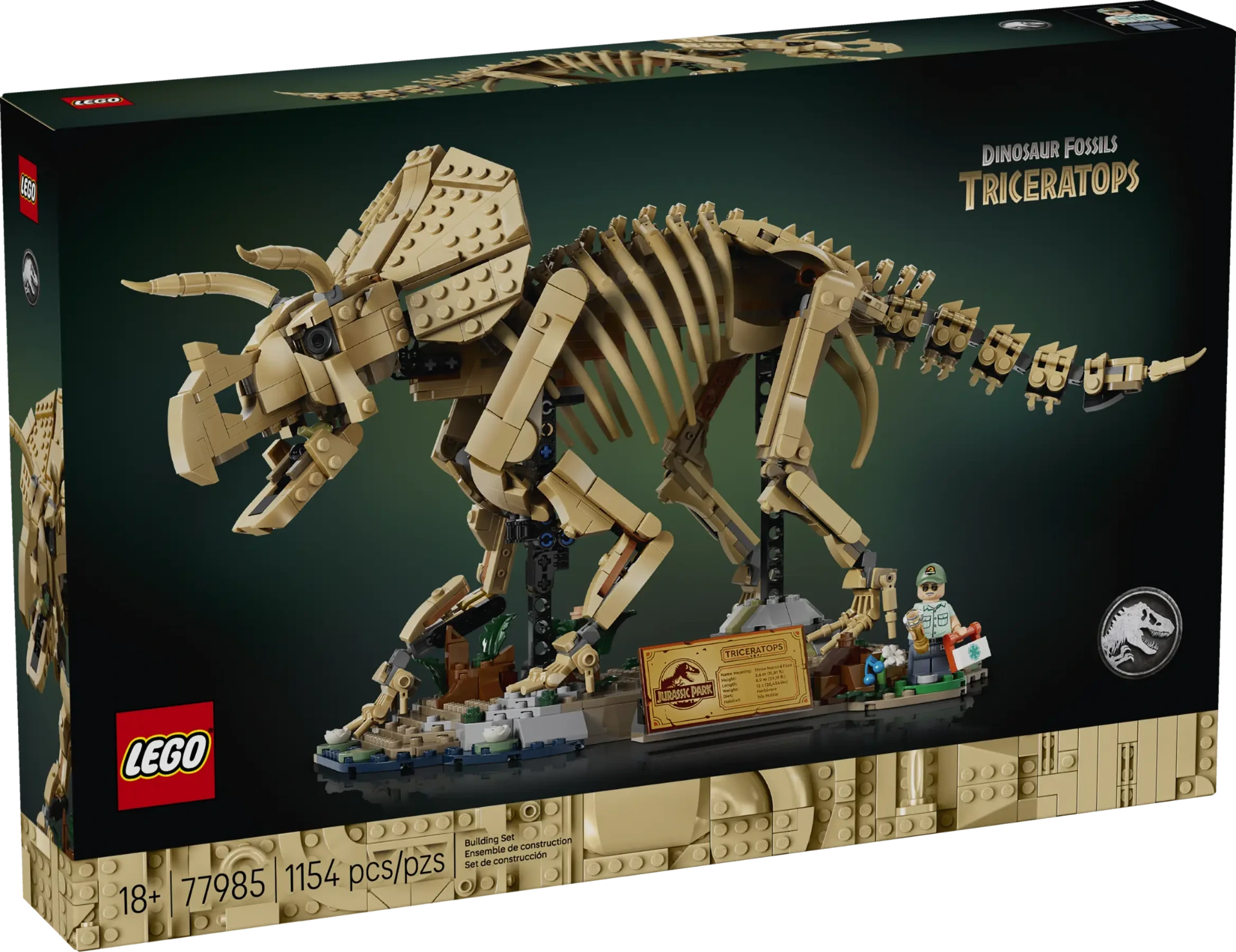 LEGO® Jurassic World Dinosaur Fossils: Triceratops