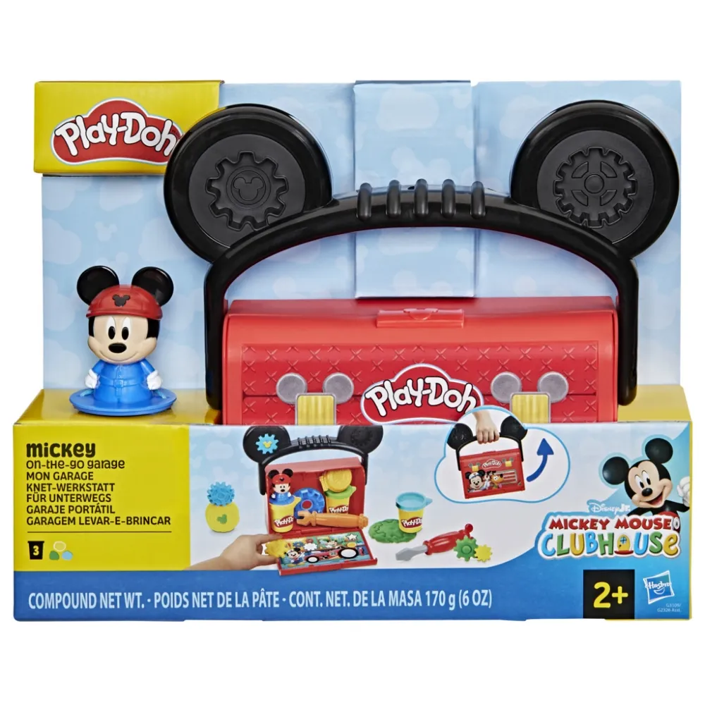 PD DISNEY JR ON THE GO GARAGE PLAYSET