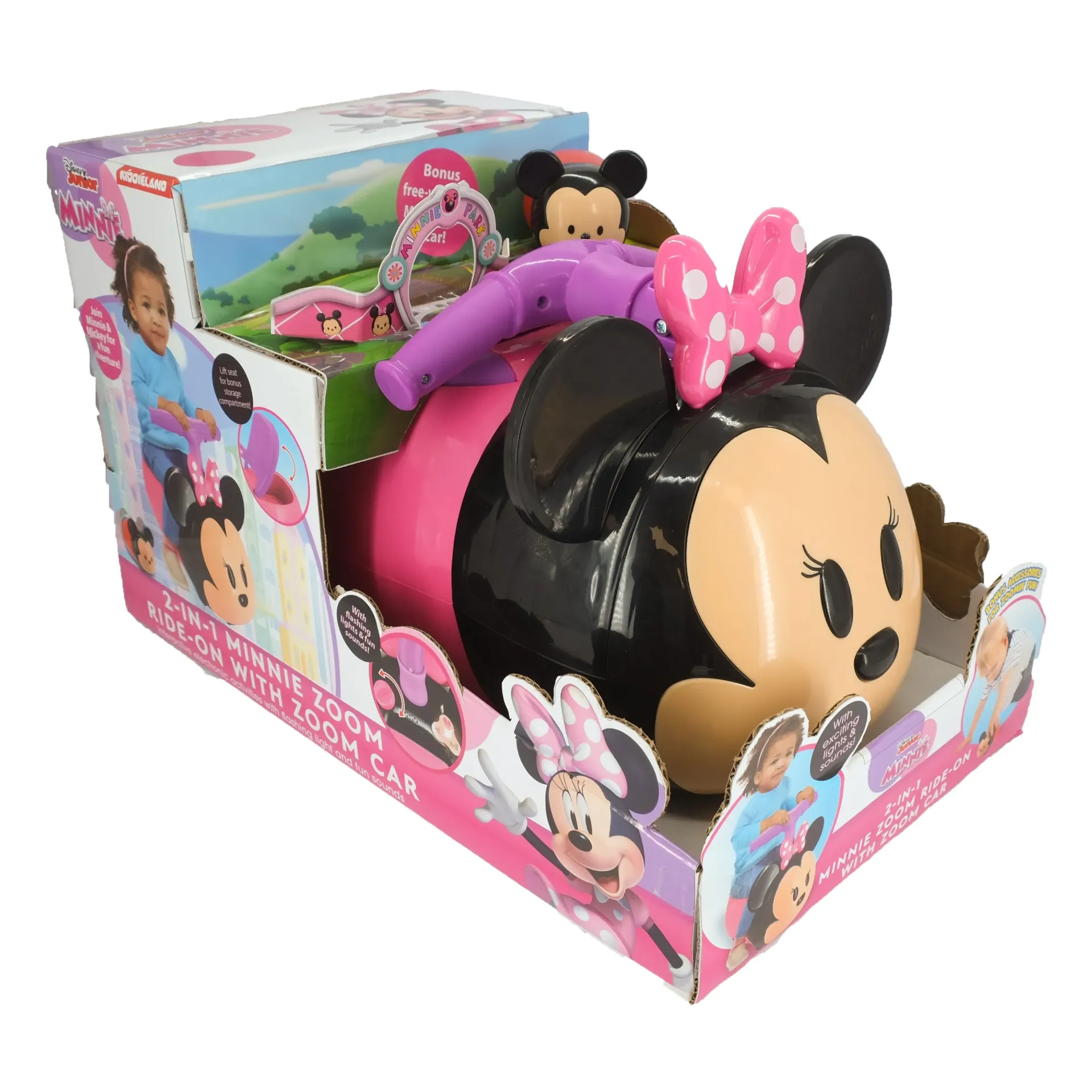 Minnie Zoom Ride -On with Bonus Zoom Car