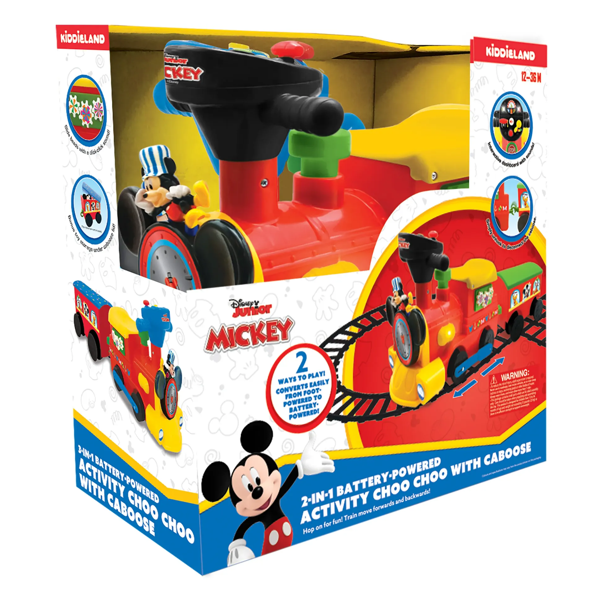 Battery Operated Mickey Train with Tracks