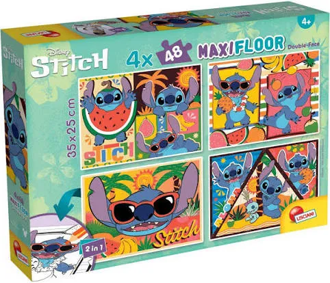 DISNEY PUZZLE DF MAXIFLOOR 4 X 48 LILO & STITCH