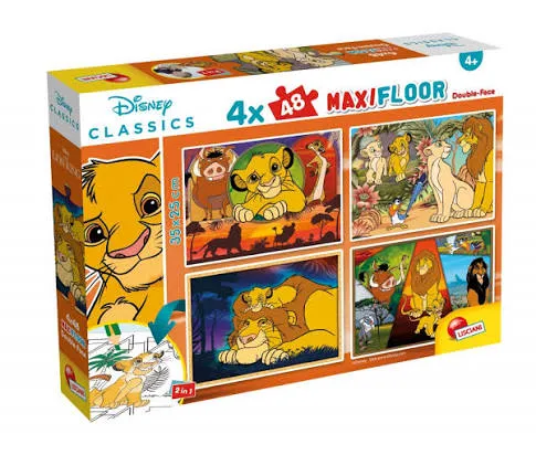 DISNEY PUZZLE DF MAXIFLOOR 4 X 48 LION KING