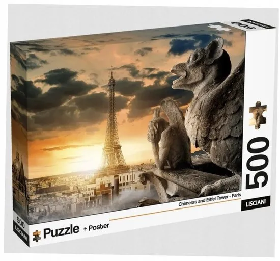 Pzl 500+Poster double image 50x35cm = PARIS