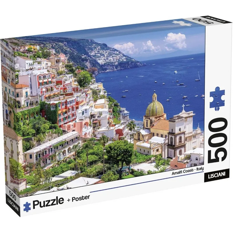 Pzl 500+Poster double image 50x35cm = AMALFI  COAST