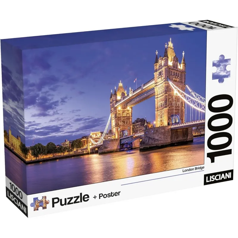 Pzl 1000+Poster double image 50x70cm = LONDON