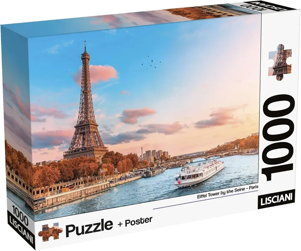 Pzl 1000+Poster double image 50x70cm = PARIS