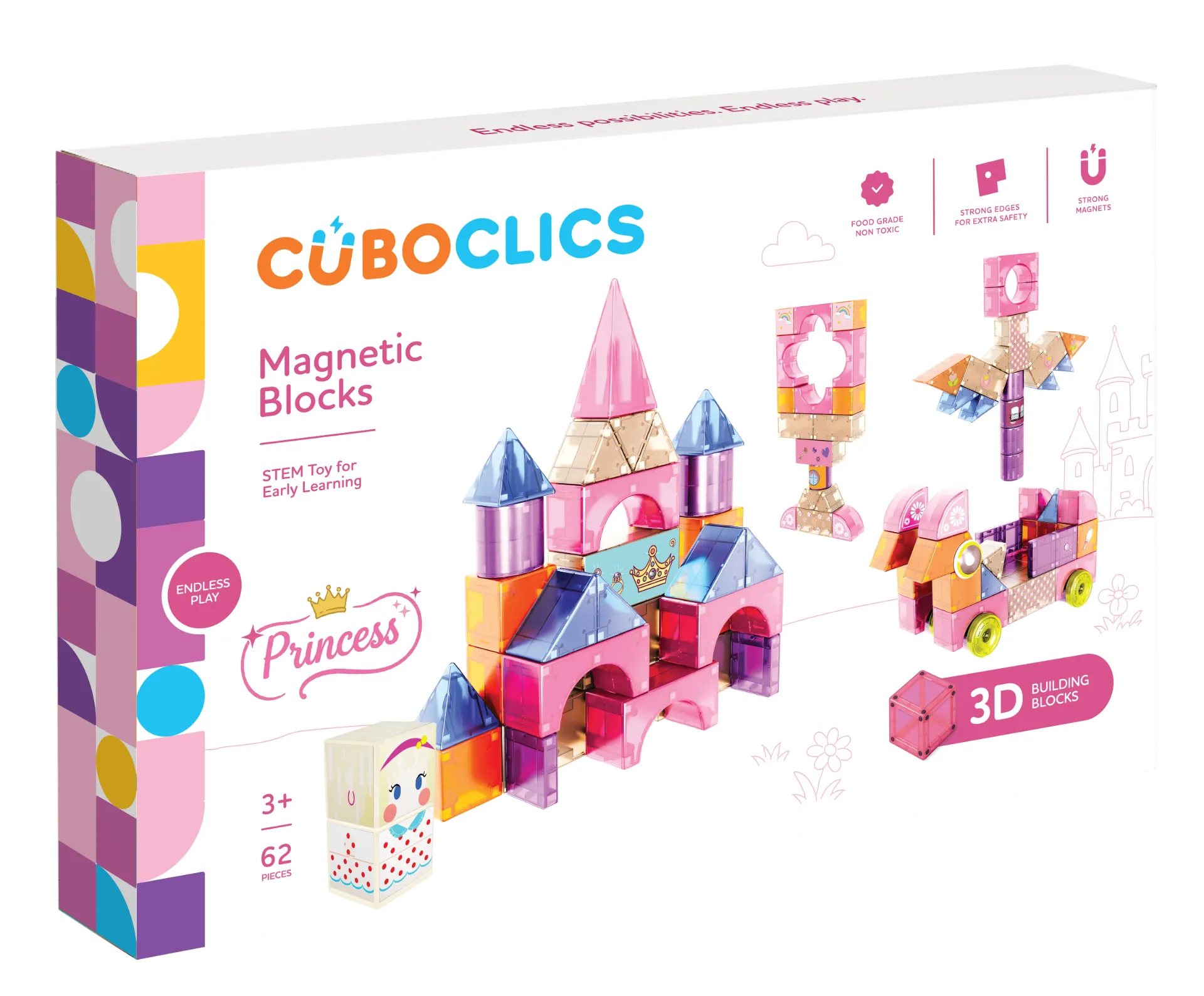 Cubo Clics Princess set 62pcs