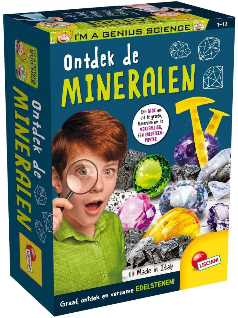 I'M A GENIUS POCKET SCIENCE -EDELSTENEN ZOEKEN -NL