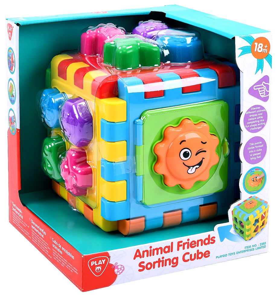 [05002383KID] Cube de tri des amis animaux