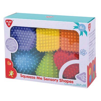 [05002420KID] SQUEEZE ME SENSORY SHAPES - 6 PCS