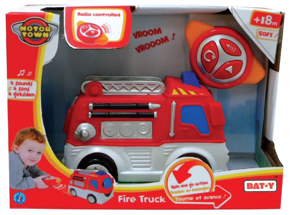 [05113358KID] Soft RC Fire Truck