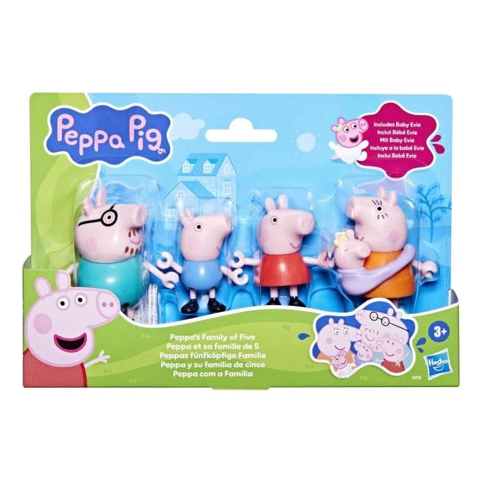 [05130805HAS] PEP PEPPAS FAMILY OF FIVE