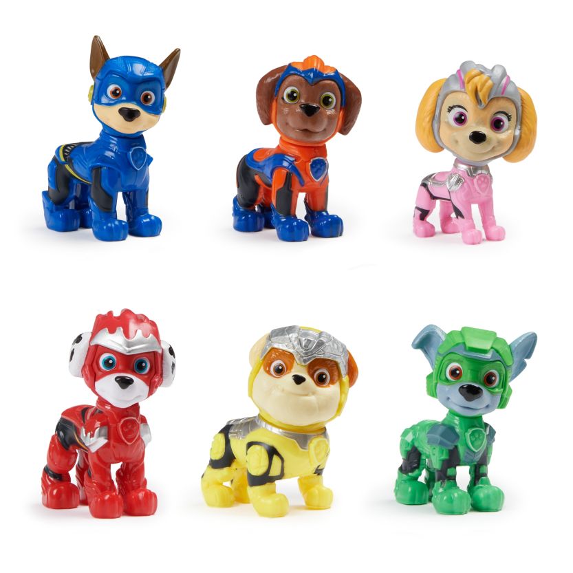 [05167029KID] PAW Patrol – The Mighty Movie – Figure 6-pack