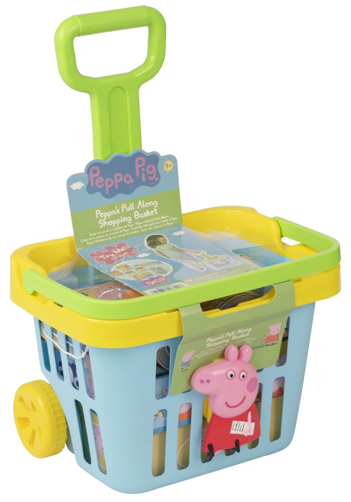 [05184639KID] PEPPA'S PULL ALONG SHOP BASKET