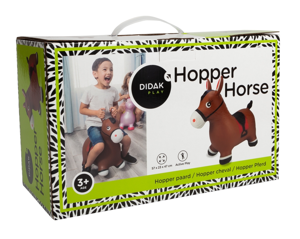 [08601604KID] Hopper Cheval 57x23x47 cm