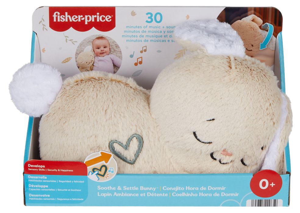[09022965FIS] HXG97 Fisher Price Soothe & Settle Bunny