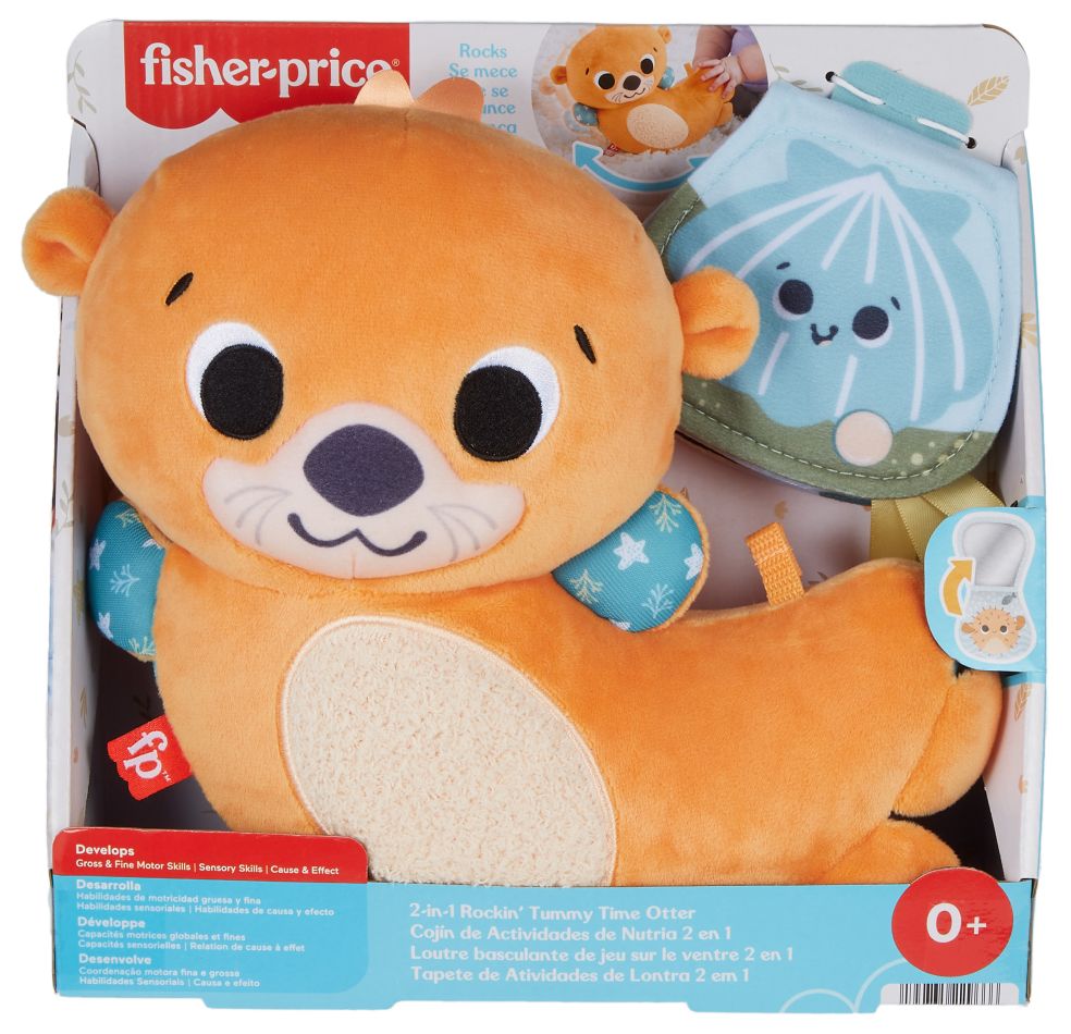 [09022966FIS] HXG96 Fisher Price 2-in-1 Rocking Tummy Otter