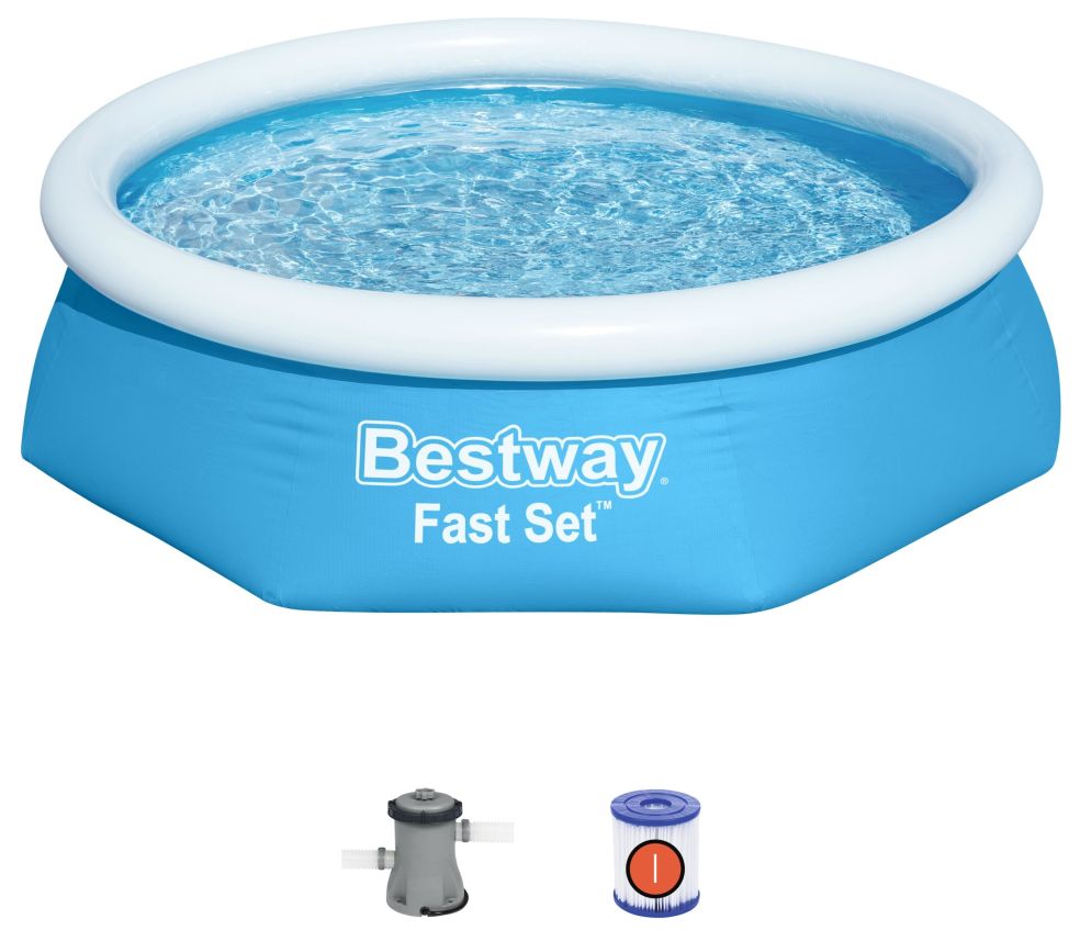 [15157450BES] Fast Set 8' x 24"/2.44m x 61cm Pool Set