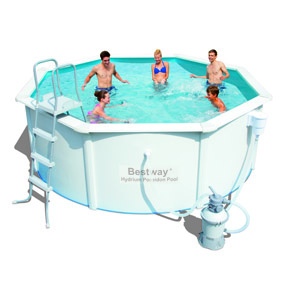 [15356574BES] 3.60m x 1.20m Hydrium Pool +filtre à sable