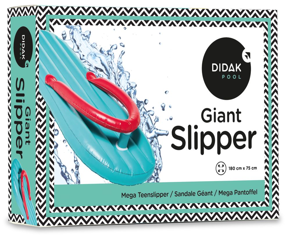 [15504513KID] Giant Slipper Air Mattress Didak - 180x75cm