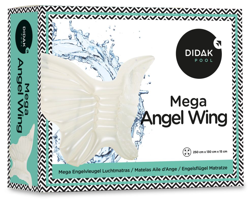 [15510045KID] Flotteur Méga Aile d'Ange Didak - 250x130x15cm