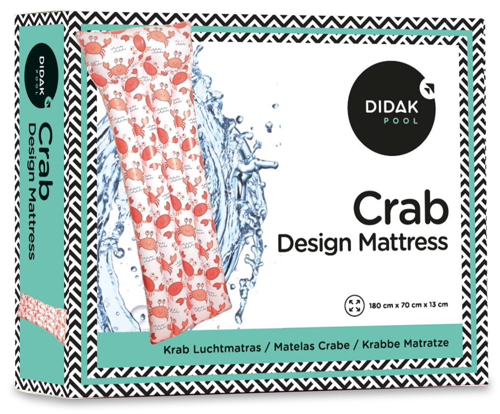 [15510081KID] Crab mattress 180x70x13cm inflated