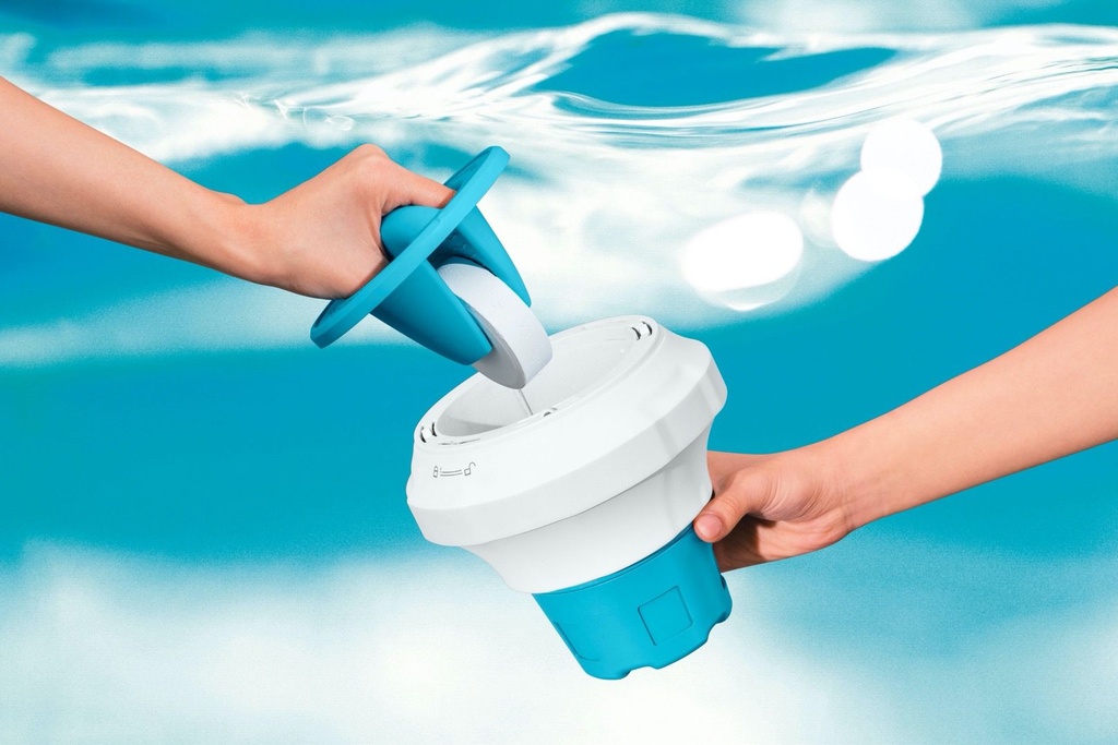 [15858668BES] Flowclear ChemFloater ChemGu pliable