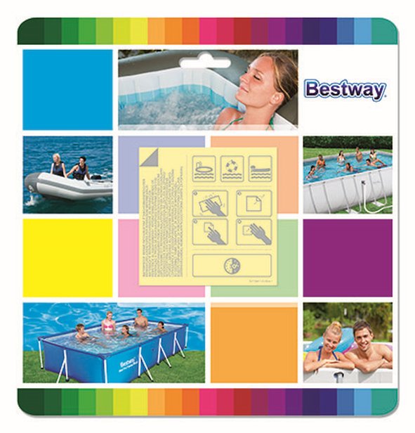 [15862091BES] 6.5x6.5cm Underwater Adhesive Repair Patch