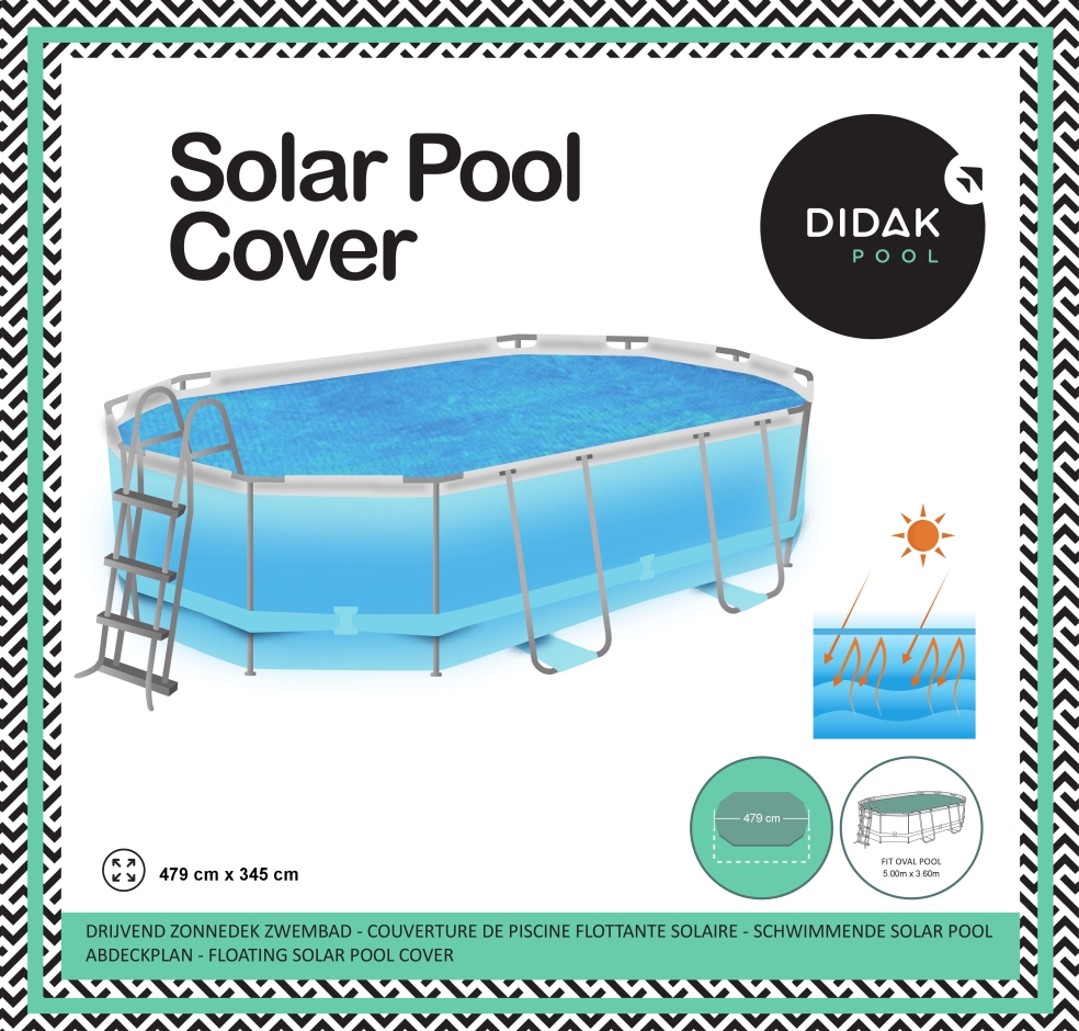 [15920042KID] SOLARABDECKUNG OVAL 500