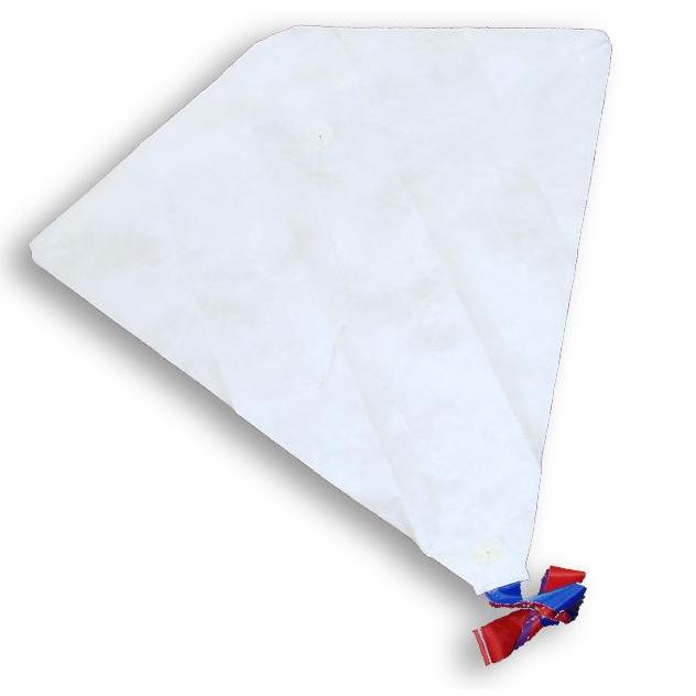 [21768502KID] HOBBY KITE DIAMANT TYVEK BLANC 58*58