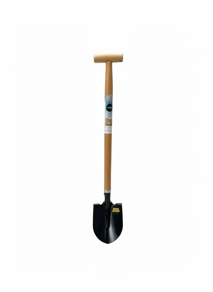 [23191810KID] SPADE PUNT METAAL 90CM zwart