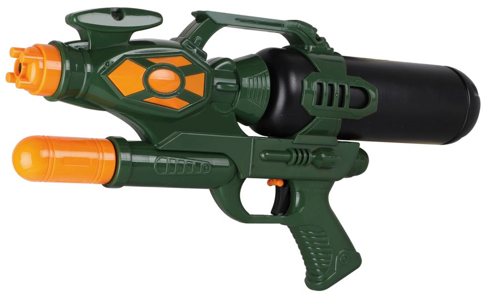 [24609269KID] Wasserpistole 42 cm Armeefarben