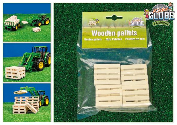 [30000761KID] 1:32 Palettes en Bois 8pcs