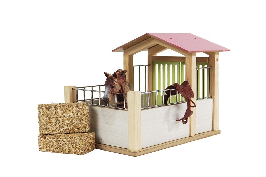[30010206KID] PFERDESTALL ROSA 14X21,8X14CM