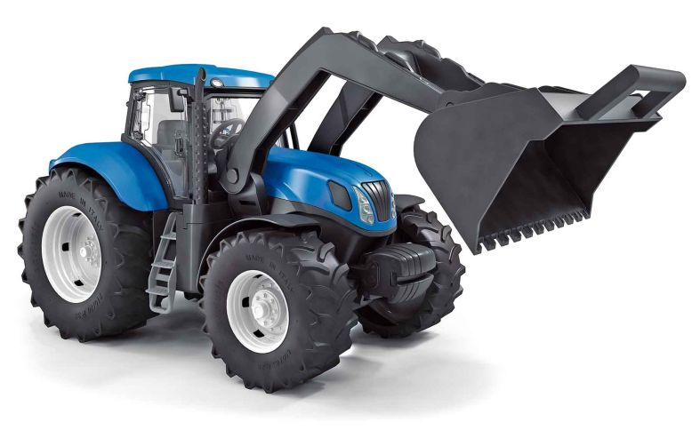 [30100683KID] New Holland Tractor with Bucket - 40cm