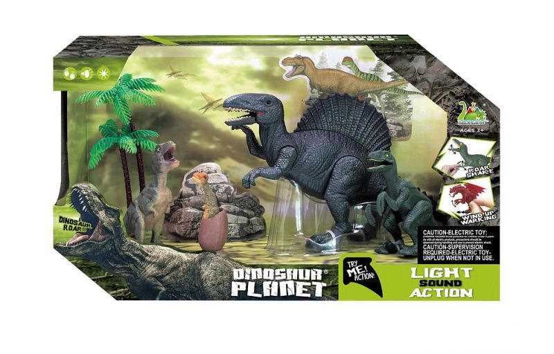 [30513261KID] Dinosaur scene combination