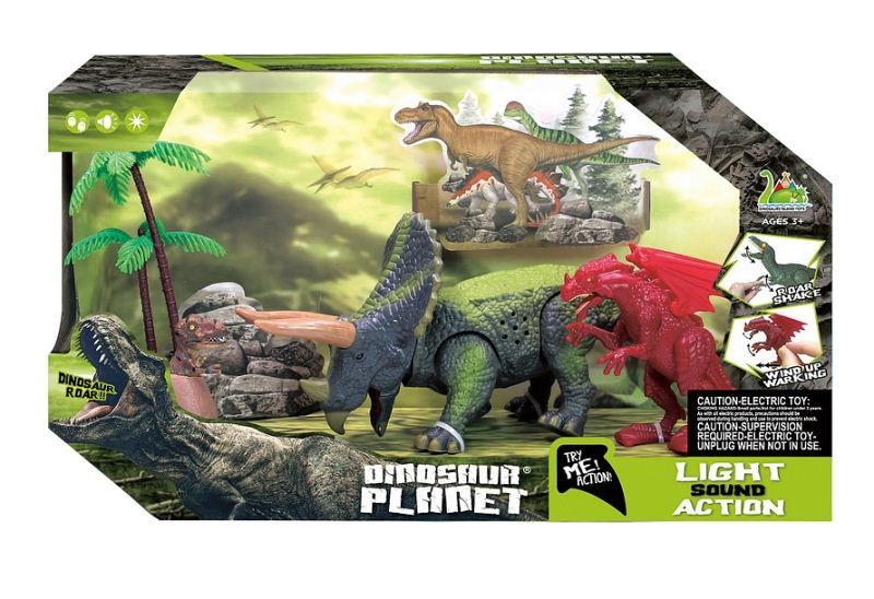 [30513263KID] Dinosaur scene combination