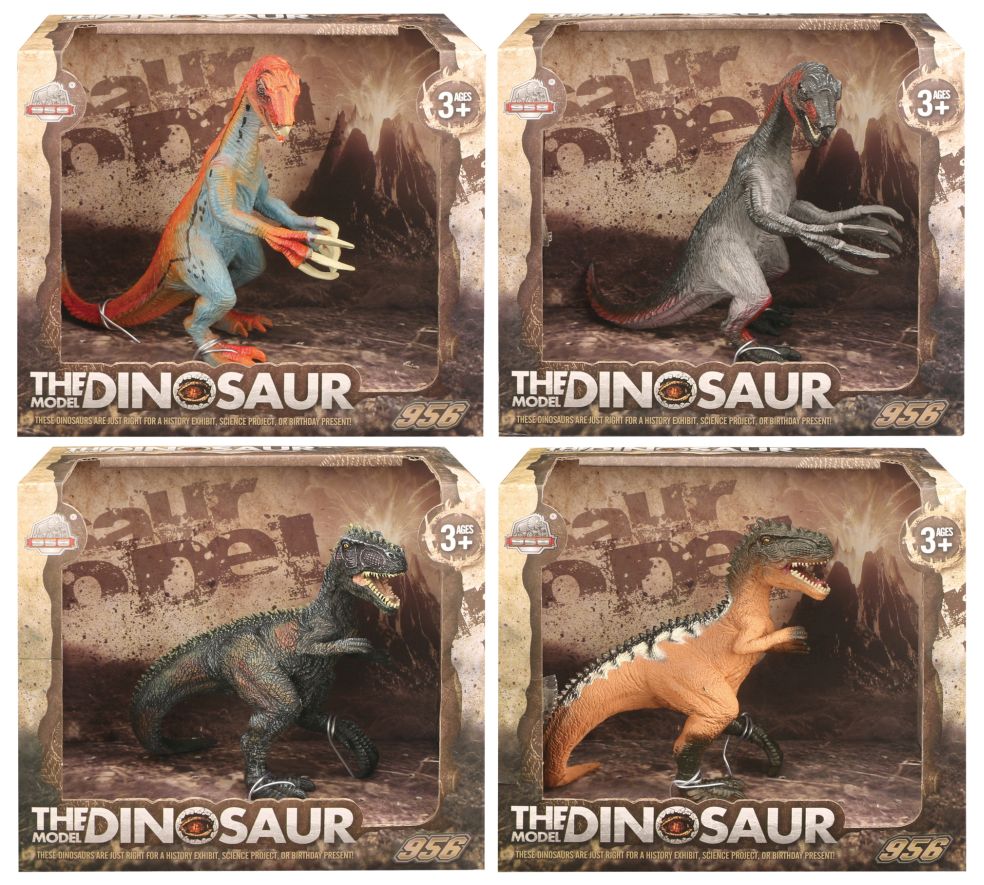 [30533796KID] Medium solid dinosaurs 20x10x18