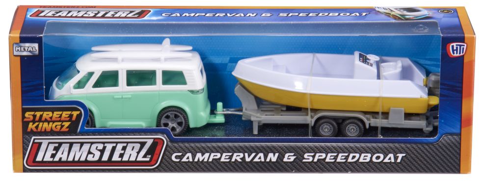[31177002KID] TZ S/K CAMPERVAN & SPEEDBOAT