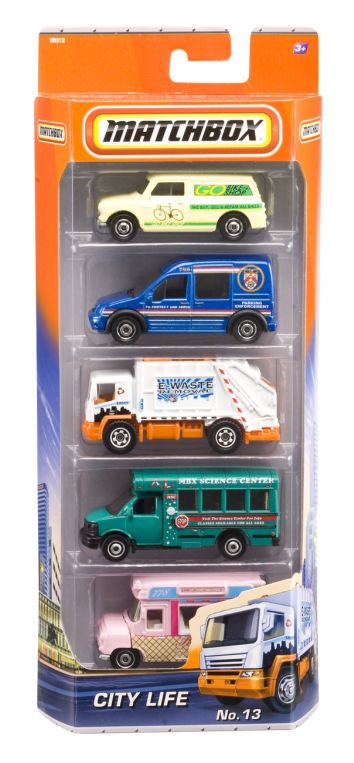 [32009295MAT] C1817 Matchbox 5er-Pack Fahrzeugsortiment