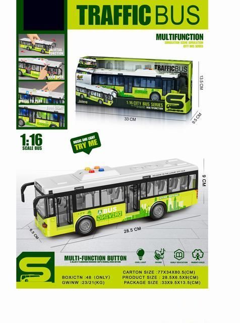 [32655337KID] BUS À FRICTION (LUMIÈRE, MUSIQUE, LA PORTE PEUT S'OUVRIR)