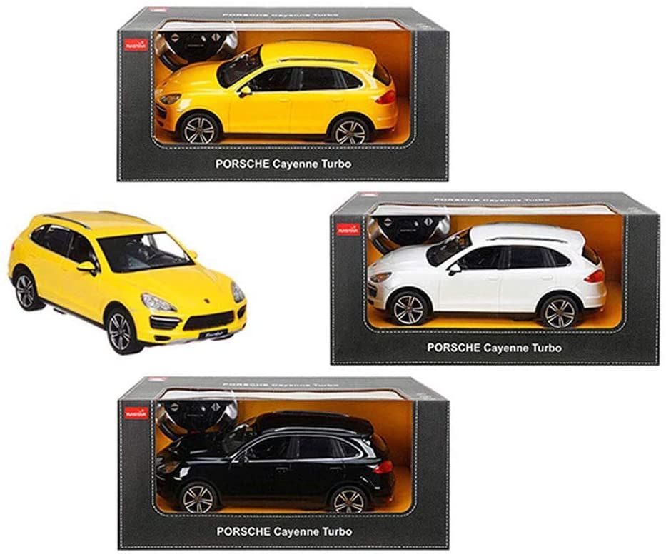 [33742900KID] R/C 1:14 Porsche Cayenne Turbo Black/White/Yellow