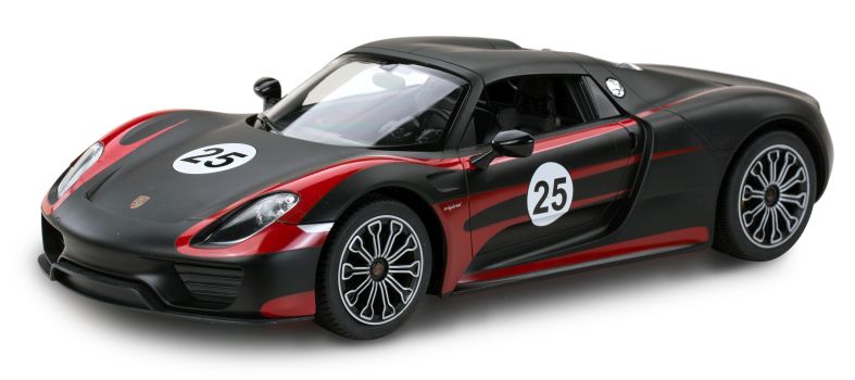 [33770710KID] R/C 1:14 PORSCHE 918 Spyder Perf Matt Black