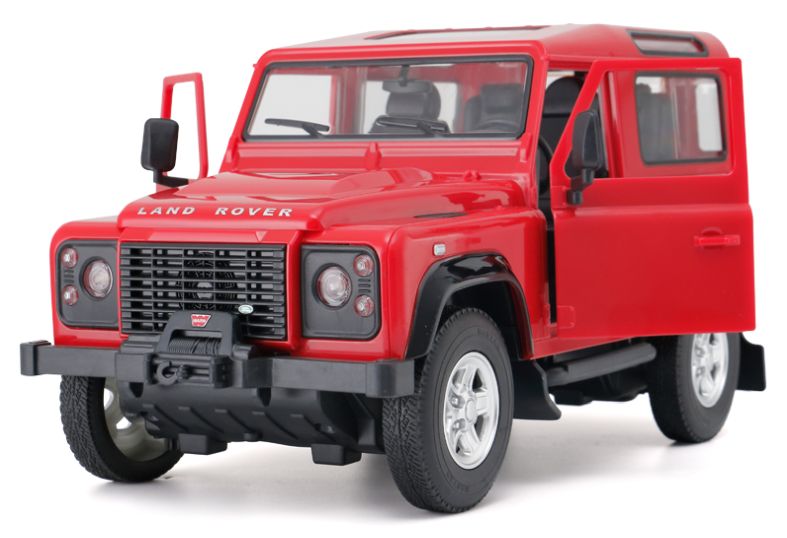 [33778400KID] R/C 1:14 Land Rover Defender rot, schwarz, gelb, k